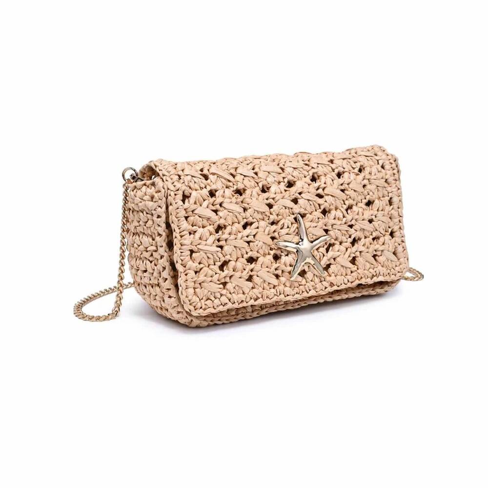 NEW URBAN EXPRESSIONS women's betty crossbody bag in beige